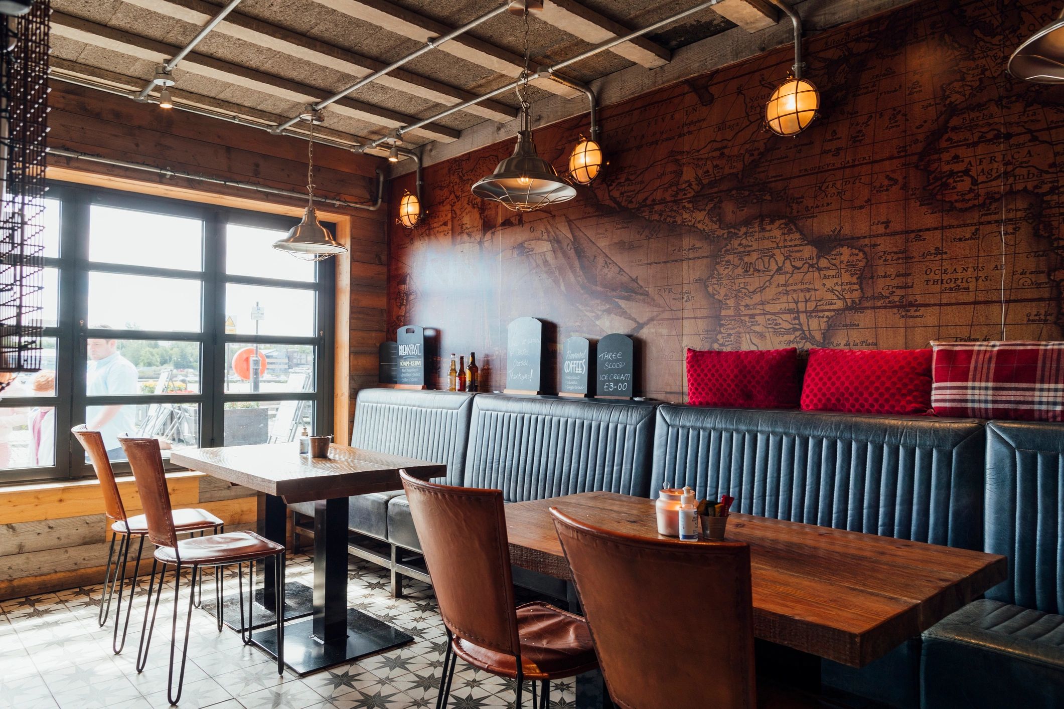 Restaurant dining interior